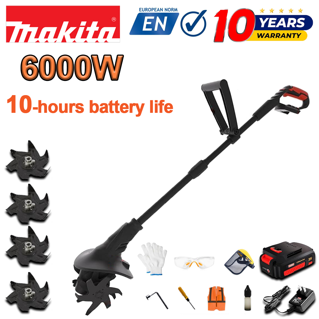 (Življenjska doba baterije 10 ur) 6000 W plug + 96 V litijeva baterija * 1 + hitri polnilec * 1 + rezilo pluga * 4 + razni dodatki